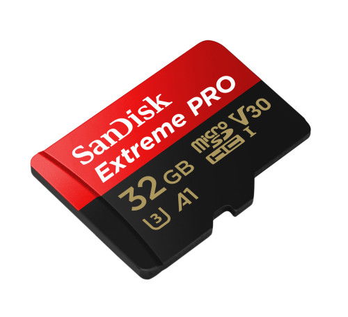 Sandisk SDSQXCG-032G-GN6MA Tarjeta MicroSDHC Extreme Pro de 32 GB Clase 10 UHS-I U3 V30 con Velocidades de Lectura de 100 MB/s y Escritura de 90 MB/s