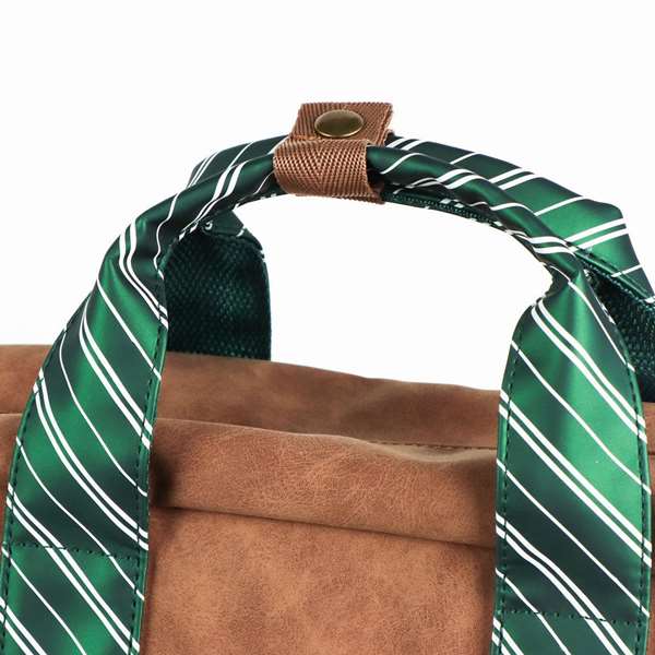 Cerdá Mochila Casual Moda Polipiel Harry Potter Slytherin Marrón