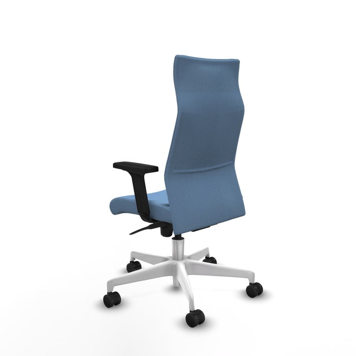 PIQUERAS Y CRESPO Sillón Albacete Azul cielo con Mecanismo Sincro y Brazos 2D