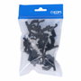 EDM Abrazadera nylon negra para ferroplast m-20 (bolsa 10 unid)