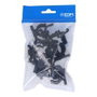 Edm Abrazadera Nylon Negra para Ferroplast m-20 (Bolsa 10 Unidades)