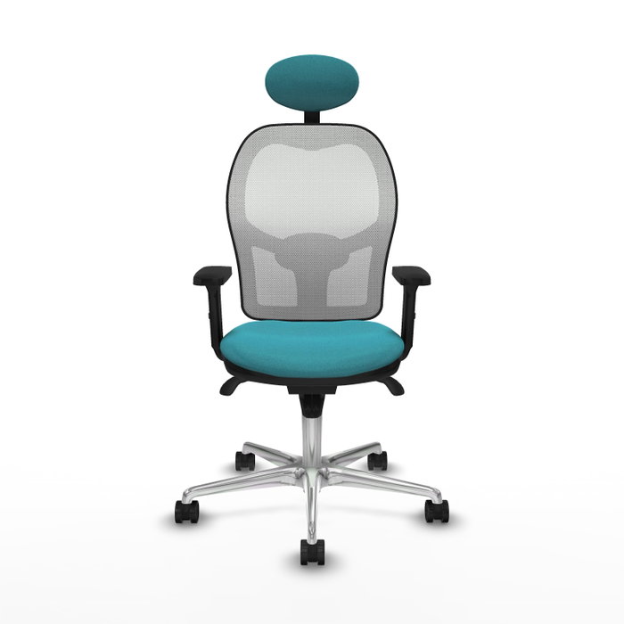 PIQUERAS Y CRESPO Silla de oficina Jorquera Turquesa y Blanco PIQUERAS Y CRESPO Silla de oficina Jorquera Turquesa y Blanco