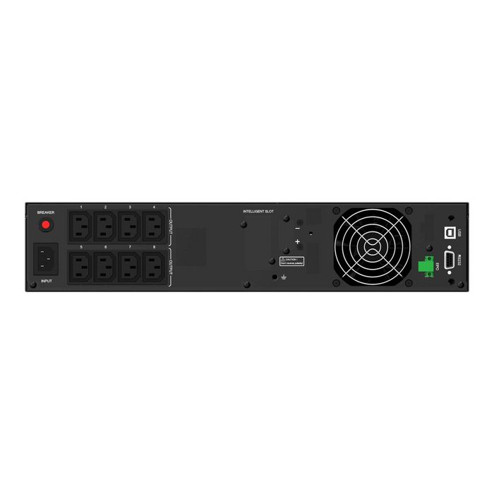 PowerWalker Line-Interactive (VI), 1000VA, C14 In, 8 x IEC, 2U