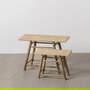 S/2 Mesitas Natural Bambú 60 X 32 X 41 cm