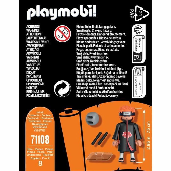 Playmobil Naruto Shippuden - Pain 71108 Playmobil Naruto Shippuden - Pain 71108