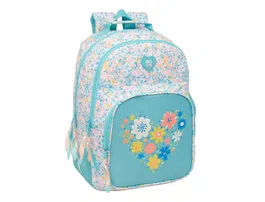 Mochila Escolar Moos Fiori Multicolor 32 x 42 x 15 cm