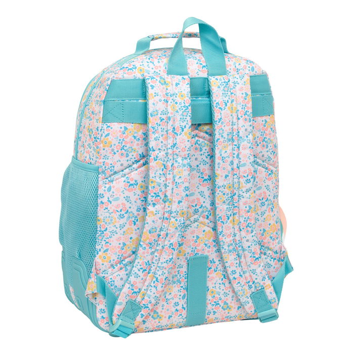 Mochila Escolar Moos Fiori Multicolor 32 x 42 x 15 cm