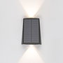 Edm Aplique Solar Led 100lm 2w Luz Cálida 3.000k