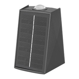Edm Aplique solar LED 100lm 2W 3.000K con sensor crepuscular