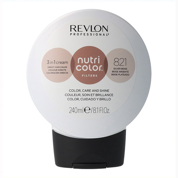 Revlon Filtro de Color 821 Beige Prata - Tinte para el Cabello en Creme, 240 ml Revlon Filtro de Color 821 Beige Prata - Tinte para el Cabello en Creme, 240 ml