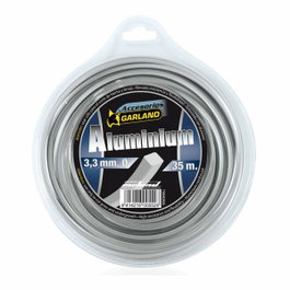Garland Hilo para desbrozadora de aluminio cuadrado de 3,3 mm (35 m)