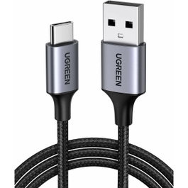 Ugreen Cable USB a USB-C QC3.0 de 2m con conector de aluminio negro