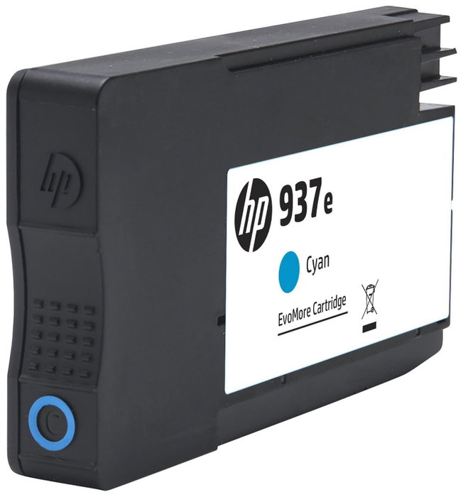 HP 937e EvoMore Cartucho de Tinta Cian XL Original