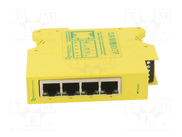 BRAINBOXES SW-514 Switch Ethernet no administrado de 4 puertos BRAINBOXES SW-514 Switch Ethernet no administrado de 4 puertos