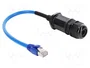 DeLOCK Cable RJ45 macho a hembra Cat.6 impermeable con prensaestopas 0,25 m