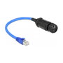 DeLOCK Cable RJ45 macho a hembra Cat.6 impermeable con prensaestopas 0,25 m