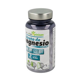 PINISAN Citrato de Magnesio 60 Comprimidos | Contribuye al Funcionamiento Muscular y Sistema Nervioso, Mantenimiento Huesos