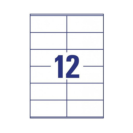 AVERY Zweckform Etiquetas LR3424-10 Blancas 105,0 x 48,0 mm