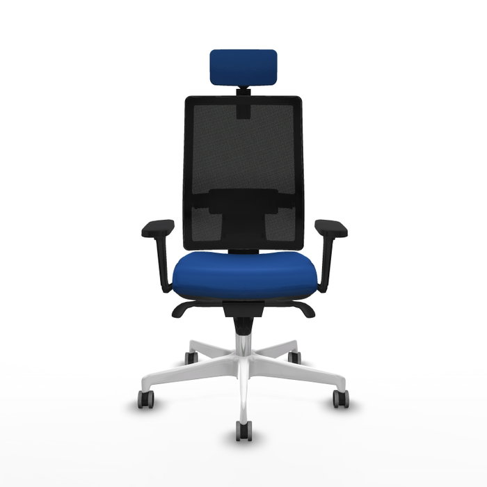PIQUERAS Y CRESPO Silla de oficina Horna con mecanismo Sincro, Azul y Negro PIQUERAS Y CRESPO Silla de oficina Horna con mecanismo Sincro, Azul y Negro