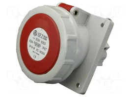 SEZ DK Conector de alimentación AC trifásico hembra 63A 5 polos
