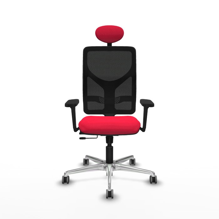 PIQUERAS Y CRESPO Silla de oficina Motilla con mecanismo Sincro/Traslack, Rojo y Negro PIQUERAS Y CRESPO Silla de oficina Motilla con mecanismo Sincro/Traslack, Rojo y Negro