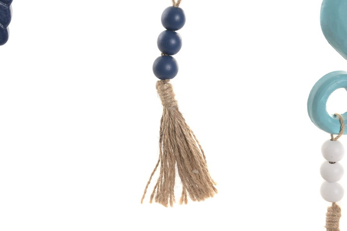 DKD Home Decor Decoración Colgante de Resina Surtida 12,5x2x56 cm
