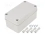 FIBOX PICCOLO Carcasa Universal ABS Gris