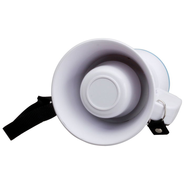 Mister Gadget Megáfono con Altavoz y Sirena, Volumen Regulable, Mango Plegable, 16x12 cm