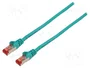 GOOBAY Patch cord Cat 6 S/FTP 1m verde