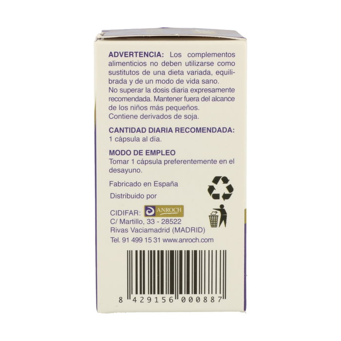 Anroch Fharma Sirtuvida 60 cápsulas de 550mg