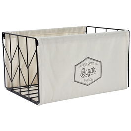 Home Deco Factory Cesta Plegable Ma Petite Buand 38x28x22 cm Almacenamiento