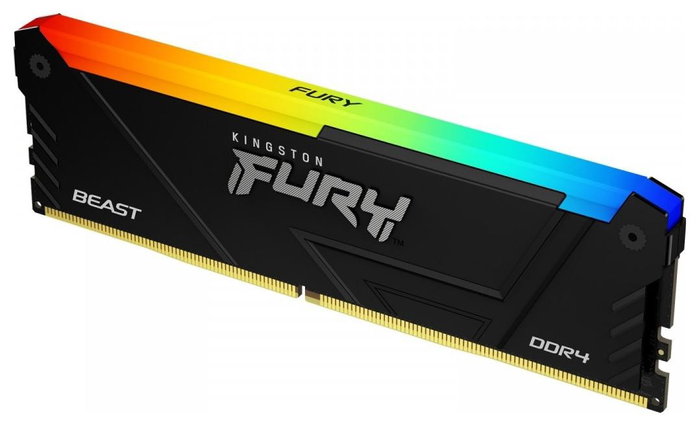 Kingston FURY Beast RGB 32 GB (2 x 16 GB) DDR4 3200 MHz CL16 DIMM Kingston FURY Beast RGB 32 GB (2 x 16 GB) DDR4 3200 MHz CL16 DIMM