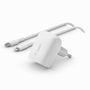 Belkin Cargador de Pared USB-C 20W WCA006 con Cable Lightning Incluido - Boost Charge Power Delivery 3.1 para iPhone