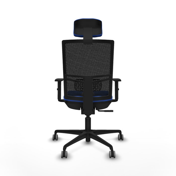 PIQUERAS Y CRESPO Silla de oficina Yunquera con mecanismo Sincro, Azul y Negro PIQUERAS Y CRESPO Silla de oficina Yunquera con mecanismo Sincro, Azul y Negro