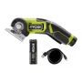 Ryobi Minisierra de 4V con Cable USB-C y Batería de 2.0 Ah Incluida, Suministrada con Hoja de 38 mm - RYO4892210206763