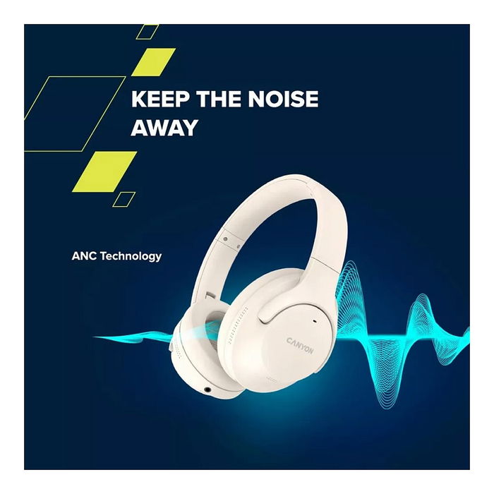 Canyon OnRiff 10 ANC Auriculares Inalámbricos Diadema con Cancelación Activa de Ruido - Negro Canyon OnRiff 10 ANC Auriculares Inalámbricos Diadema con Cancelación Activa de Ruido - Negro