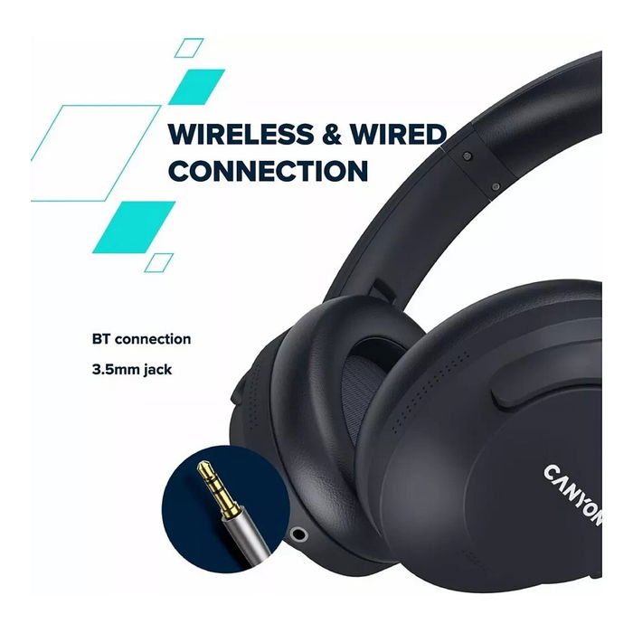Canyon OnRiff 10 ANC Auriculares Inalámbricos Diadema con Cancelación Activa de Ruido - Negro Canyon OnRiff 10 ANC Auriculares Inalámbricos Diadema con Cancelación Activa de Ruido - Negro