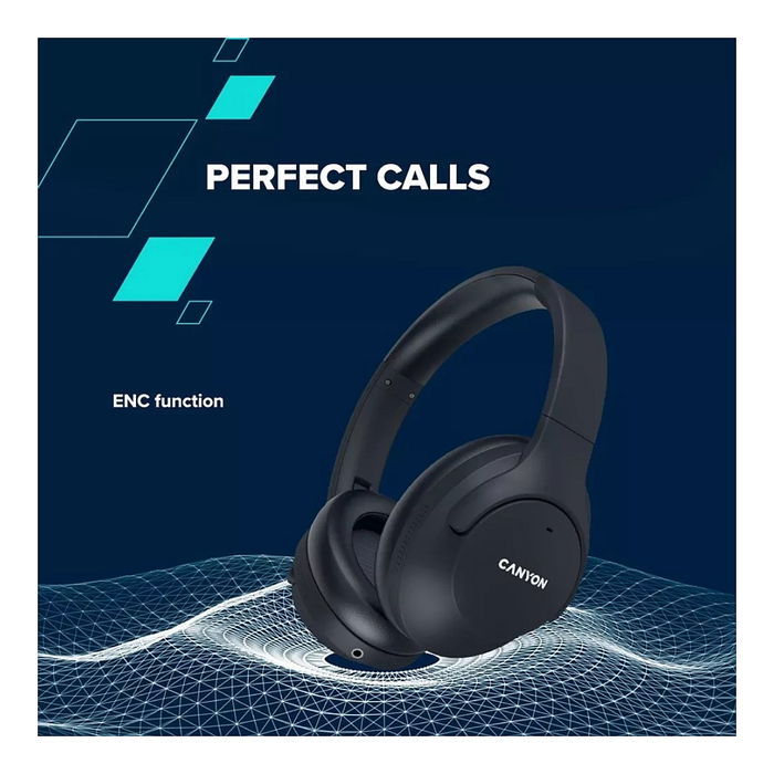 Canyon OnRiff 10 ANC Auriculares Inalámbricos Diadema con Cancelación Activa de Ruido - Negro Canyon OnRiff 10 ANC Auriculares Inalámbricos Diadema con Cancelación Activa de Ruido - Negro