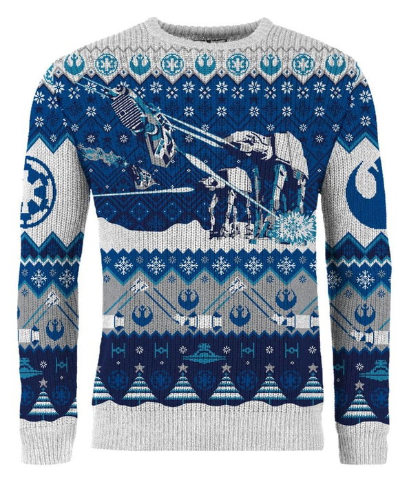 AAA Merchandise Star Wars Sudadera navideña AT-AT Assault Talla L