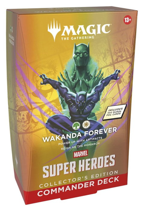 Wizards of the Coast Magic the Gathering Marvel Super Heroes Collector's Edition Commander Decks Caja (4) inglés Wizards of the Coast Magic the Gathering Marvel Super Heroes Collector's Edition Commander Decks Caja (4) inglés