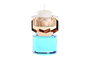 DKD Home Decor Portavela Moderno Bicolor Viridian y Ámbar