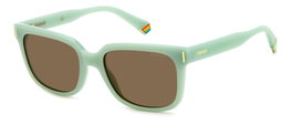 Polaroid PLD-6191-S-1ED Gafas de sol unisex verde con cristal marrón