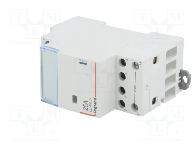 LEGRAND Contactor SM400 4-polar 25A 230VAC LEGRAND Contactor SM400 4-polar 25A 230VAC