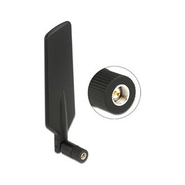 DeLOCK 88978 Antena LTE Omnidireccional SMA 3 dBi Negro