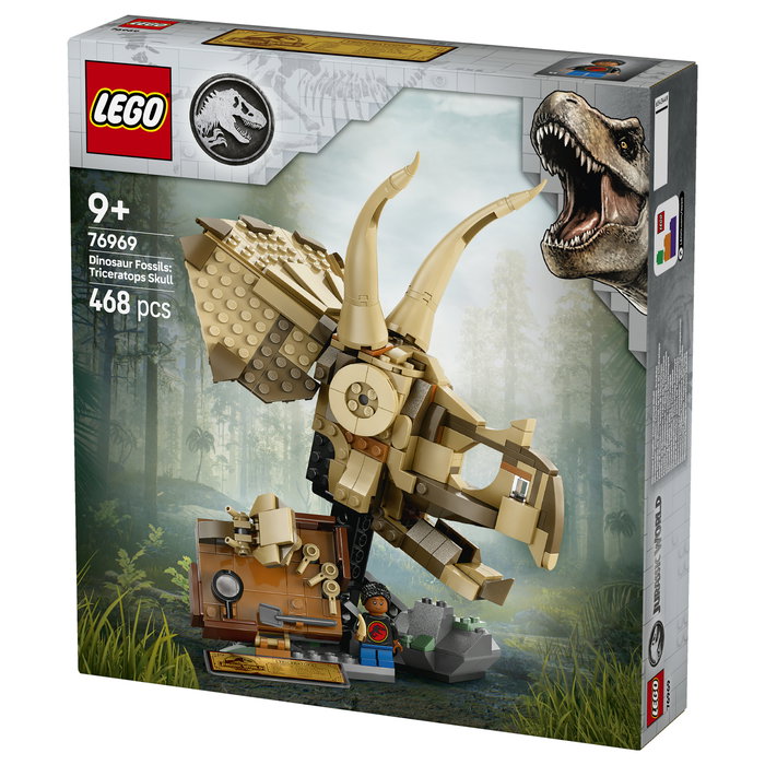 LEGO Jurassic World Fósiles de Dinosaurio: Cráneo de Triceratops 76969 LEGO Jurassic World Fósiles de Dinosaurio: Cráneo de Triceratops 76969
