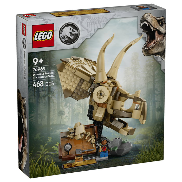 LEGO Jurassic World Fósiles de Dinosaurio: Cráneo de Triceratops 76969 LEGO Jurassic World Fósiles de Dinosaurio: Cráneo de Triceratops 76969