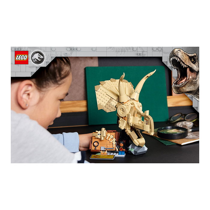 LEGO Jurassic World Fósiles de Dinosaurio: Cráneo de Triceratops 76969 LEGO Jurassic World Fósiles de Dinosaurio: Cráneo de Triceratops 76969