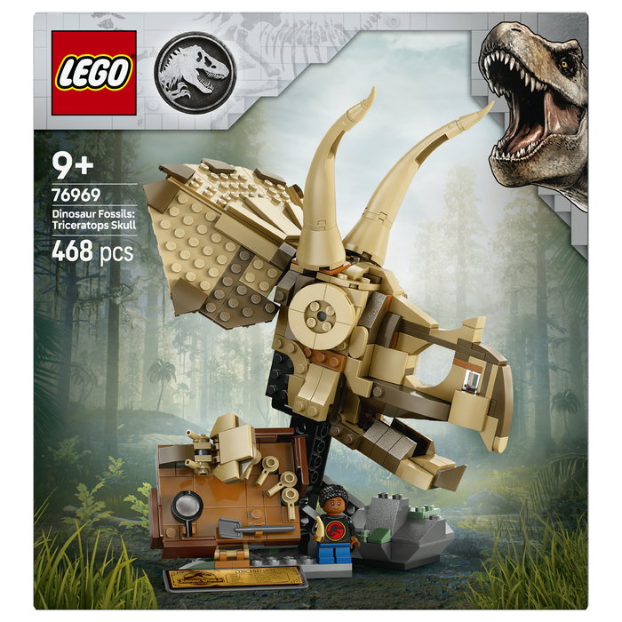 LEGO Jurassic World Fósiles de Dinosaurio: Cráneo de Triceratops 76969 LEGO Jurassic World Fósiles de Dinosaurio: Cráneo de Triceratops 76969