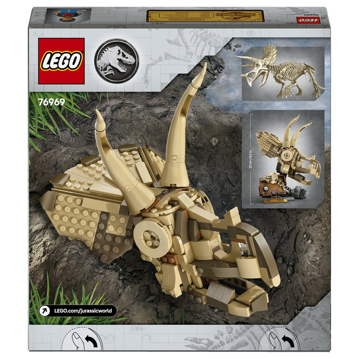 LEGO Jurassic World Fósiles de Dinosaurio: Cráneo de Triceratops 76969 LEGO Jurassic World Fósiles de Dinosaurio: Cráneo de Triceratops 76969
