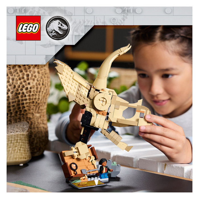 LEGO Jurassic World Fósiles de Dinosaurio: Cráneo de Triceratops 76969 LEGO Jurassic World Fósiles de Dinosaurio: Cráneo de Triceratops 76969